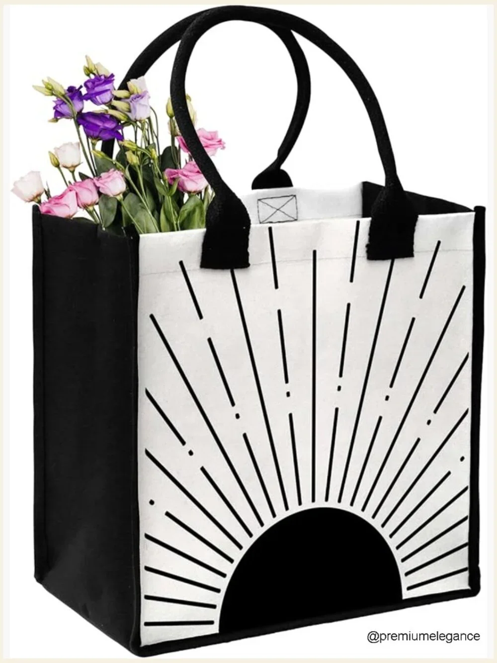 Canvas Tote Bag Reusable Grocery Tote Shopping Beach Bag Birthday Gift